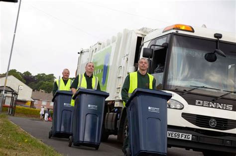 Report a problem with blue bin collection .
